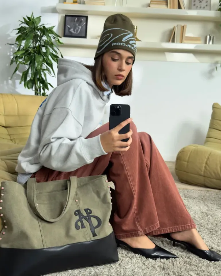 Allday Shopper Bag Olive