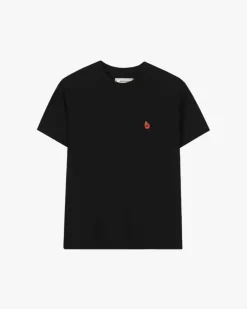 Apple Crew Slim Tee Black