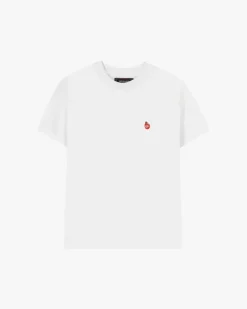 Apple Crew Slim Tee White