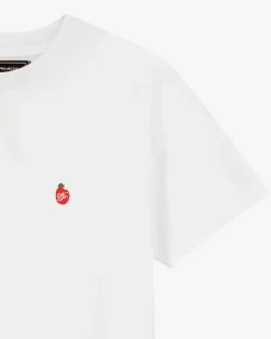 Apple Crew Slim Tee White