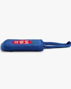 Apple Crochet Bag Blue