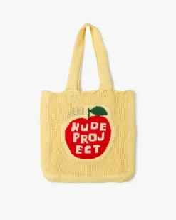 Apple Crochet Bag Yellow