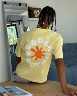 Astro Tee Pale Banana