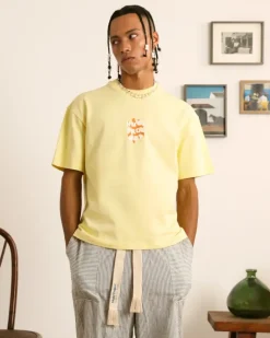 Astro Tee Pale Banana