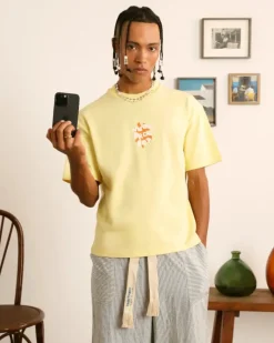 Astro Tee Pale Banana