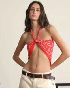 Bandana Handkerchief Red