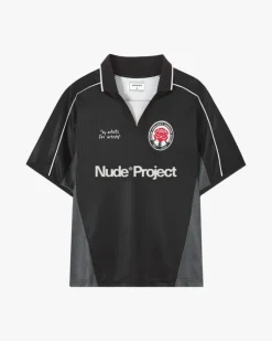 Basic Football Tee Black