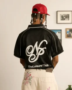 Basic Football Tee Black