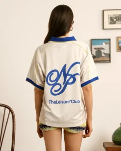 Basic Football Tee White