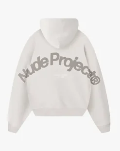 Beast Zip-Up Hoodie Grey
