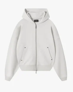 Beast Zip-Up Hoodie Grey