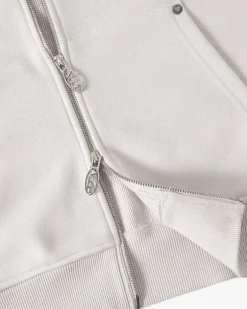 Beast Zip-Up Hoodie Grey