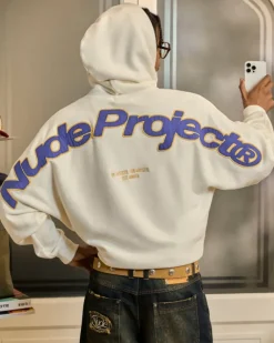 Beast Zip-Up Hoodie Marshmallow