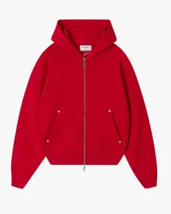 Beast Zip-Up Hoodie Red