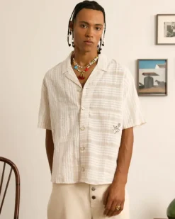Block Shirt Beige