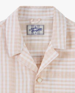 Block Shirt Beige