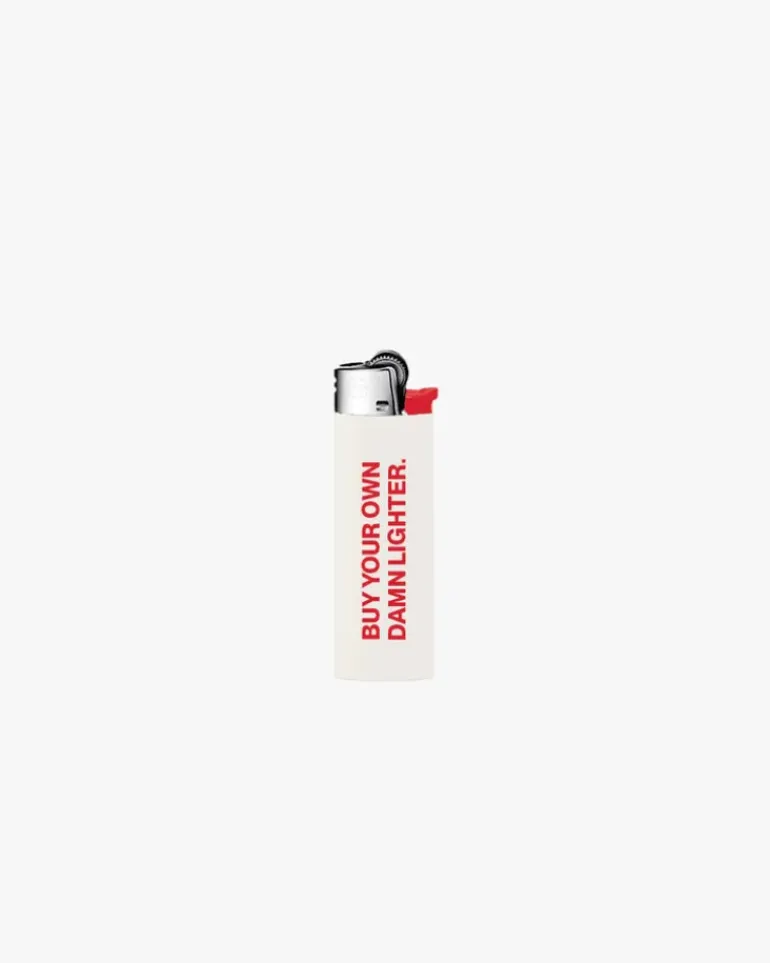 Buy Your Own Damn Lighter White