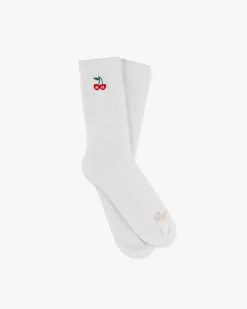 Calcetines Quote Marfil/Rojo 2Xpack