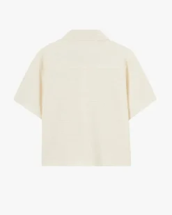Camisa Marbella Waflle Blanco Crema