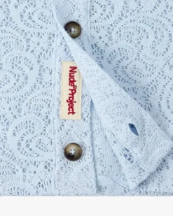Camisa Romantica Azul Cielo
