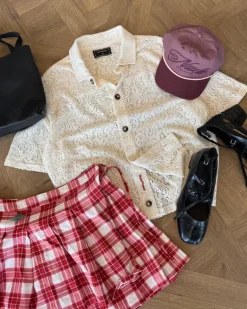 Camisa Romantica Blanco Crema