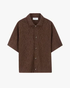 Camisa Romantica Marrón