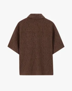 Camisa Romantica Marrón