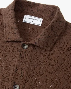 Camisa Romantica Marrón