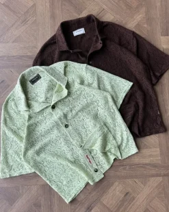 Camisa Romantica Verde