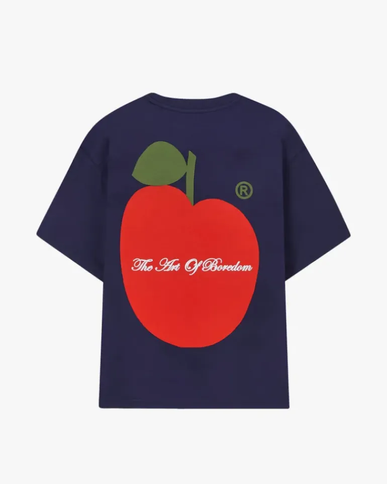 Camiseta Apple Azul Marino
