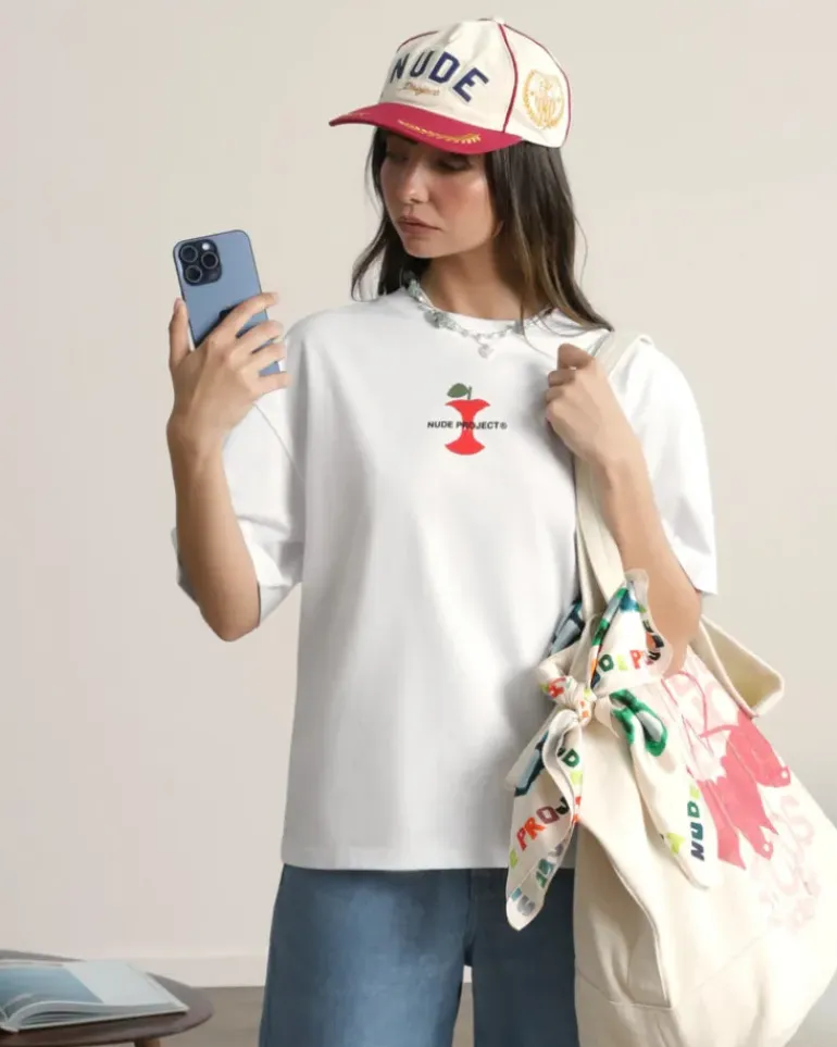 Camiseta Apple Blanca