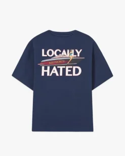 Camiseta Azul Marino Locally Hated