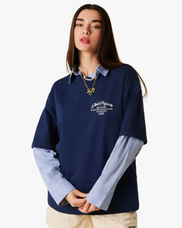 Camiseta Azul Marino Locally Hated