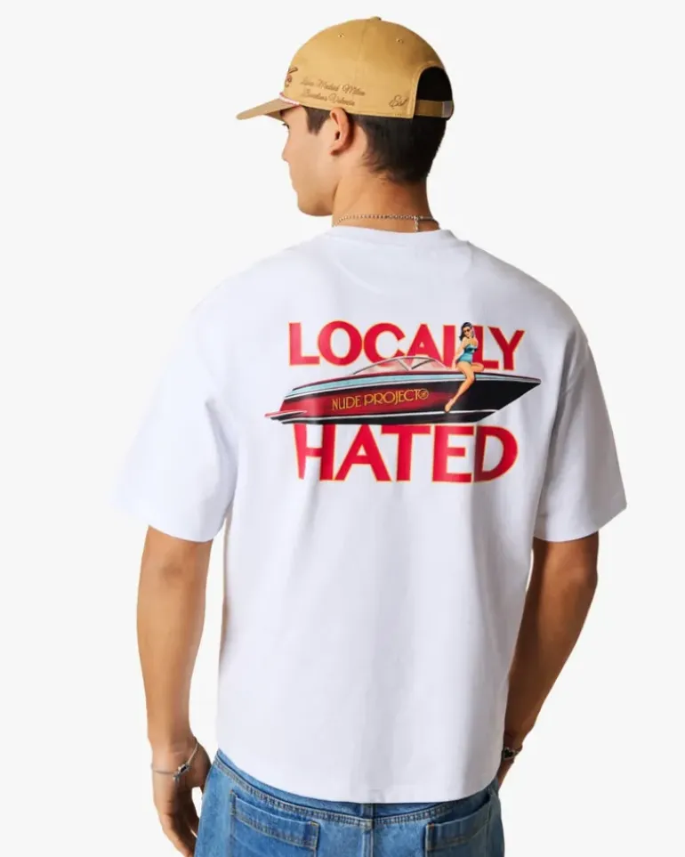 Camiseta Blanca Locally Hated