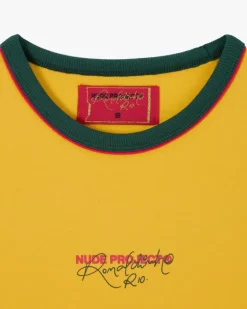 Camiseta Brasil Amarilla