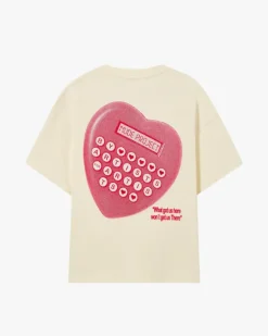 Camiseta Calculator Blanco Crema