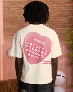Camiseta Calculator Blanco Crema