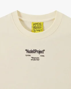Camiseta Calculator Blanco Crema