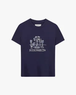 Camiseta Cena Azul Marino