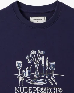 Camiseta Cena Azul Marino