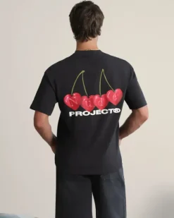 Camiseta Cherry Negra