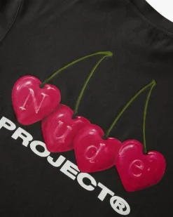 Camiseta Cherry Negra