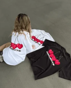 Camiseta Cherry Negra