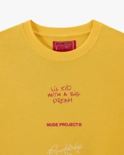 Camiseta Face Amarilla