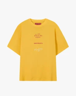 Camiseta Face Amarilla