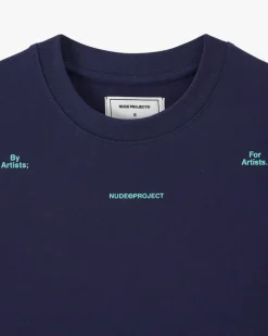 Camiseta Fine Art Azul Marino