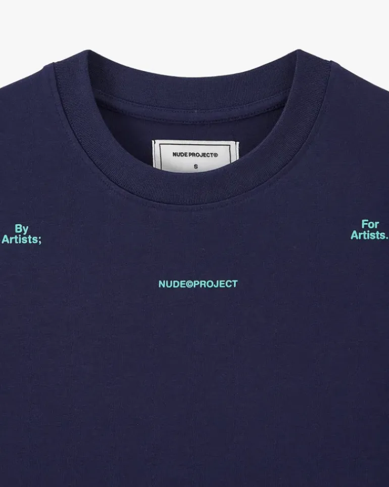 Camiseta Fine Art Azul Marino