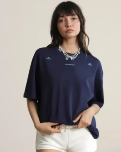 Camiseta Fine Art Azul Marino