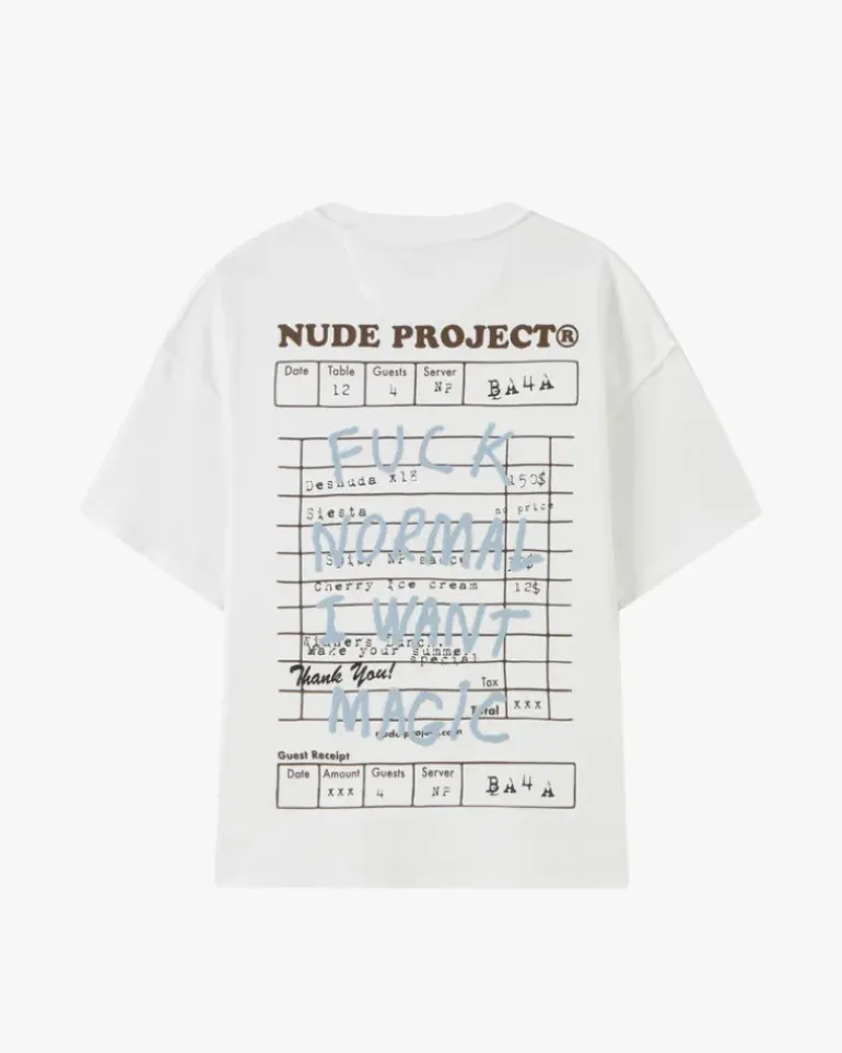 Camiseta Fuck Normal Blanca