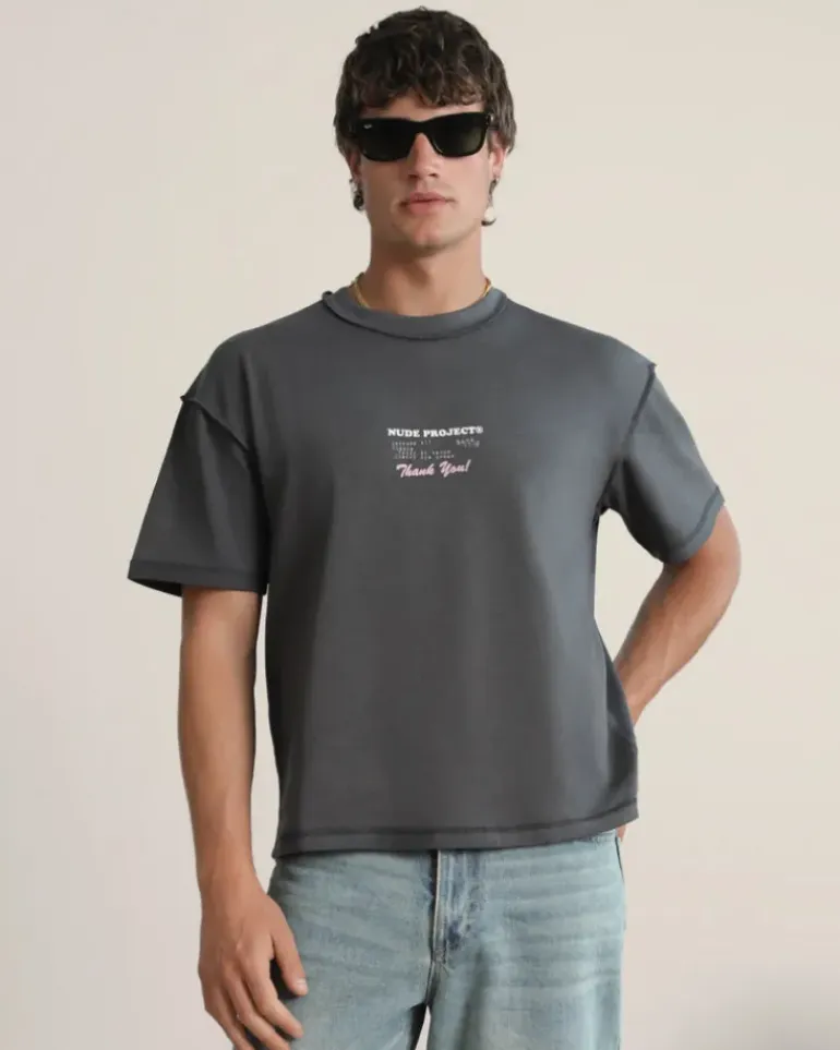 Camiseta Fuck Normal Gris Oscuro